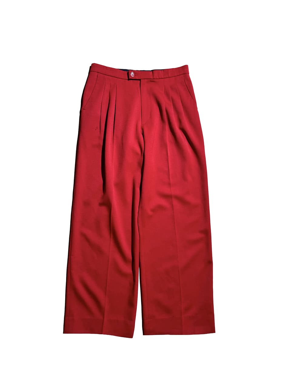 Raf Simons Kinetic Youth Pleated Red Trouser, SS 1999