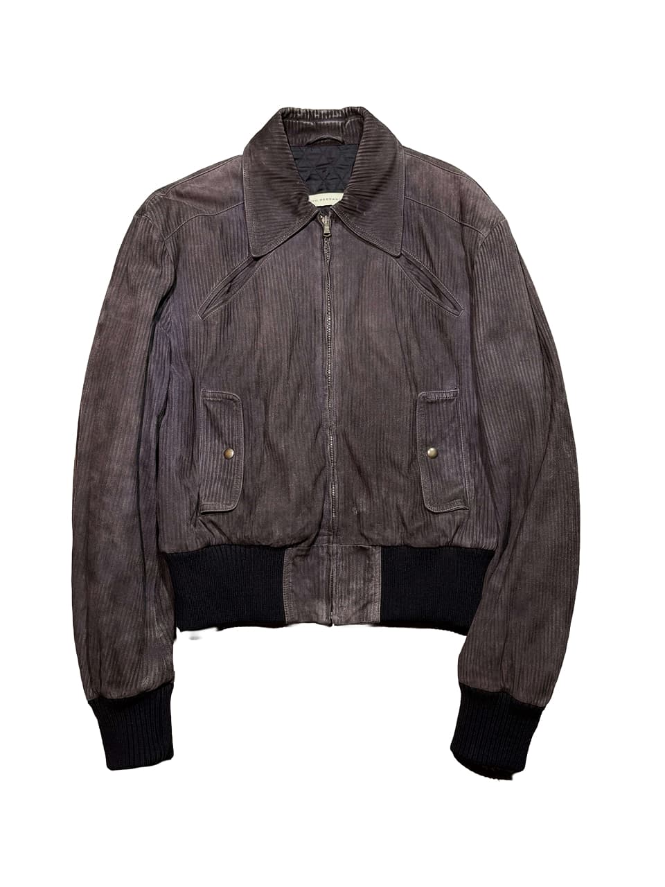 A.F. Vandevorst for Ruffo Research Suede Trucker Jacket, AW 2000